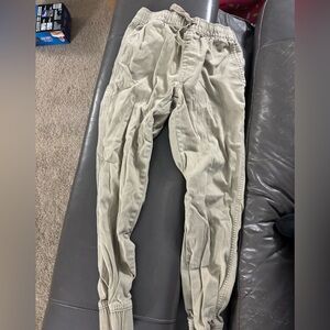 Kids Khaki Jogger Pants
